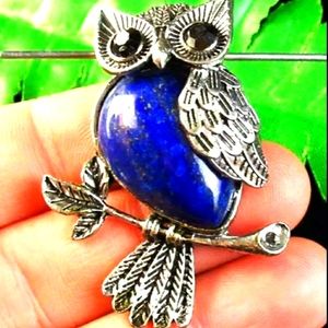 💙Lapis Lazuli🦉Owl Necklace💙